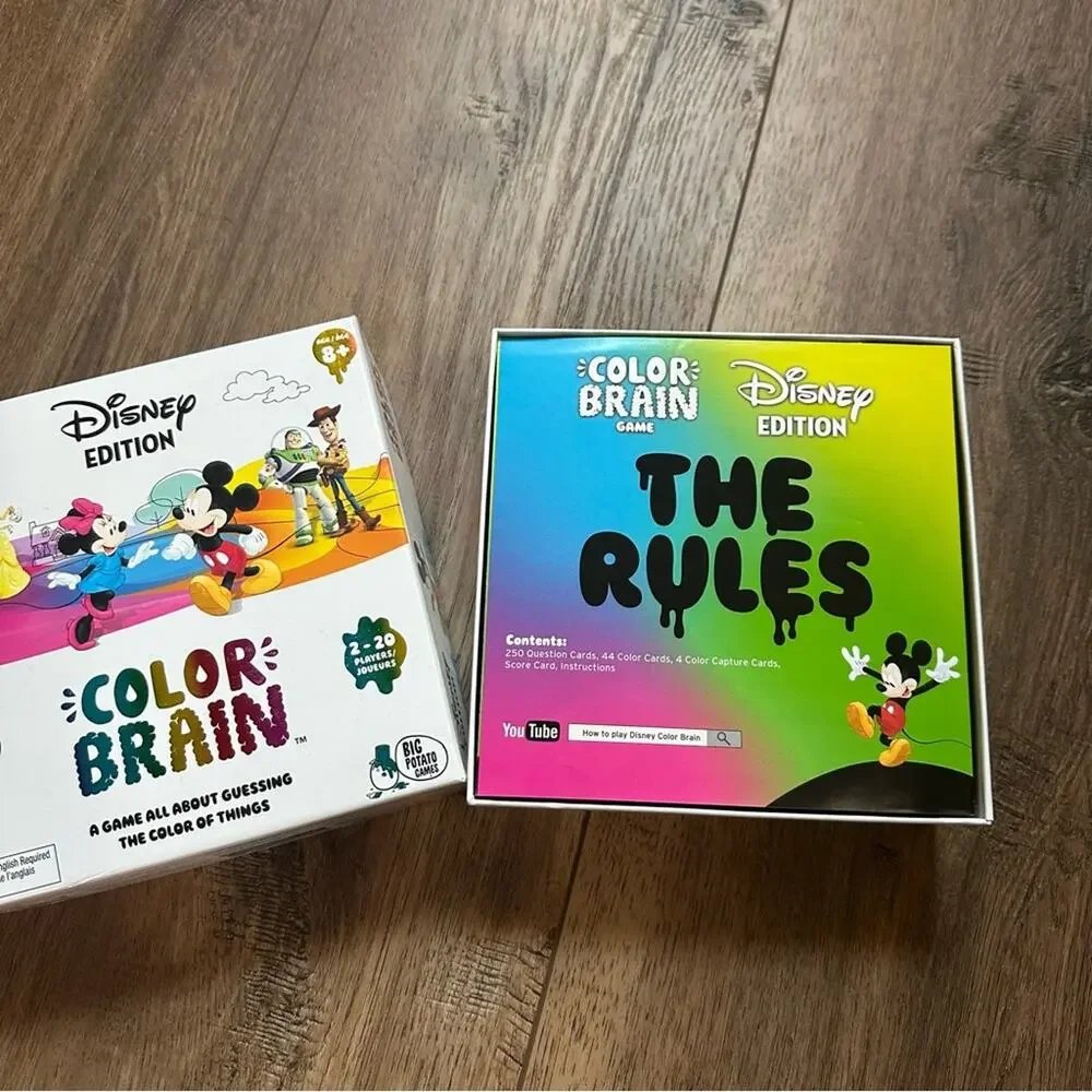 Color Brain DISNEY EDITION, family game, holidays, 2-20 players, HAS ALL PIECES!